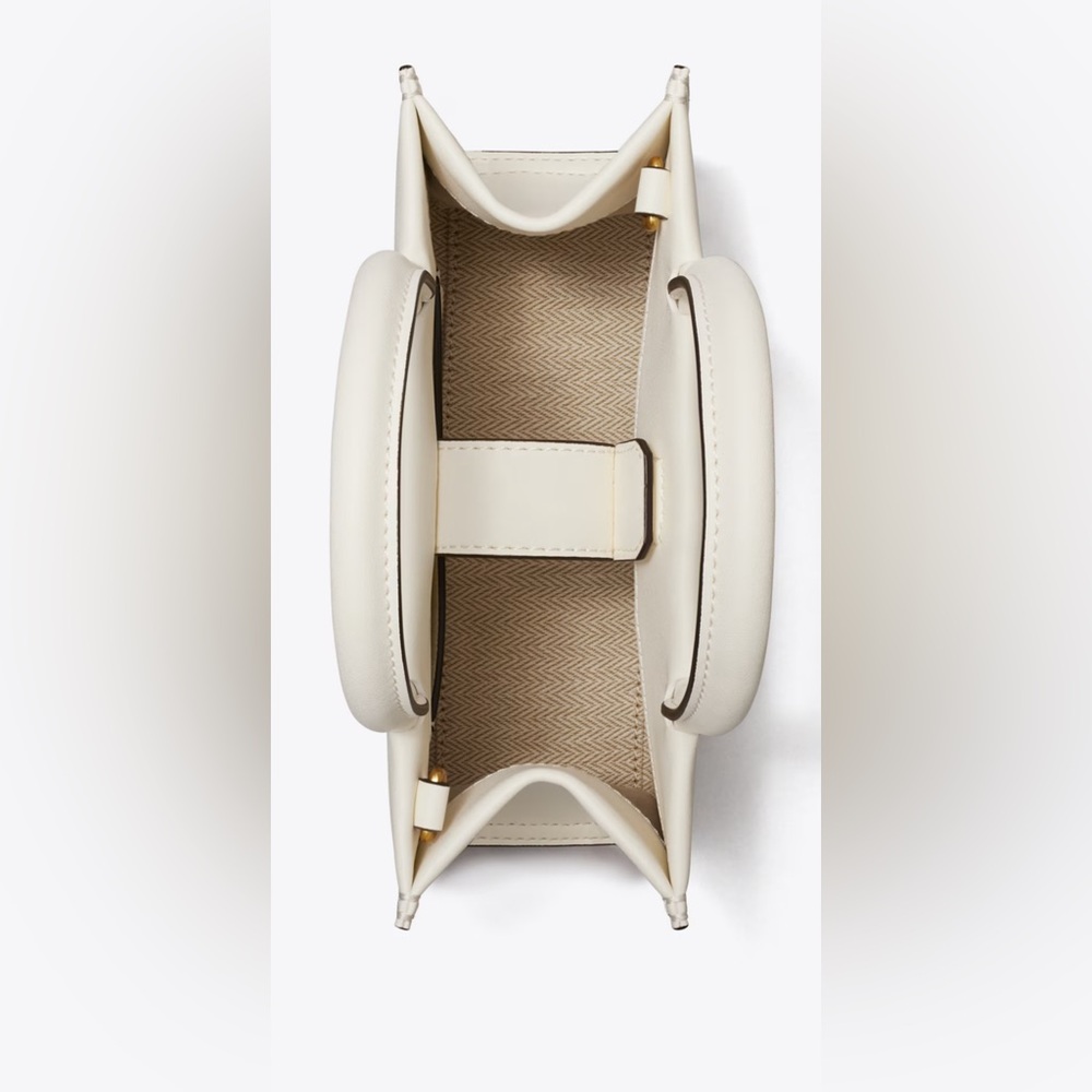 Tory Burch Cream Mini Ella Bio Tote - Picture 2 of 6